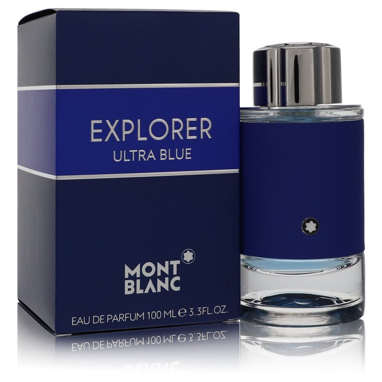 Montblanc Explorer Ultra Blue by Mont Blanc Eau De Parfum Spray 3.3 oz Montblanc Explorer Ultra Blue by Mont Blanc Eau De Parfum Spray 3.3 oz